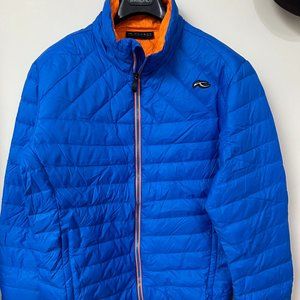 New KJUS Bright Blue Orange Blackcomb Down Jacket